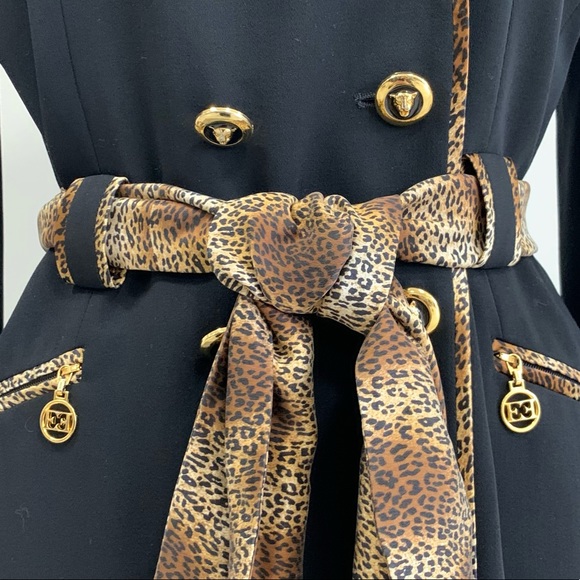 Escada Leopard Trench Dress - Picture 4 of 12